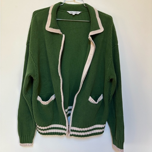 NWOT Falling Forward Knitted Sport Zip-Up Jumper Size Small - Picture 9 of 15